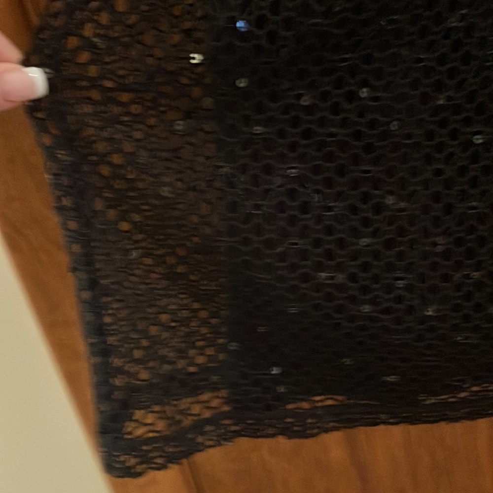 Black sequin mini - Picture 2 of 4